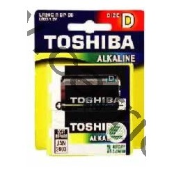 Piles R 20 (x 2) rondes - Toshiba
